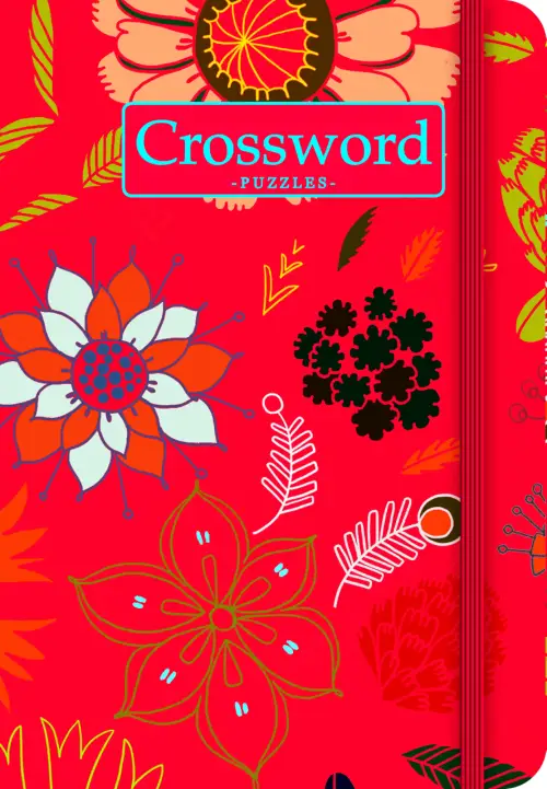 Puzzle Books - Crossword (Botanical Design)