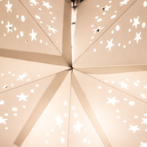 Starry White Hanging Paper Starlight