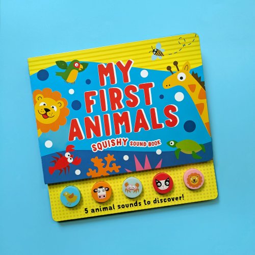 My First Animals - Press and Play Silicone 5 Button Sound Books