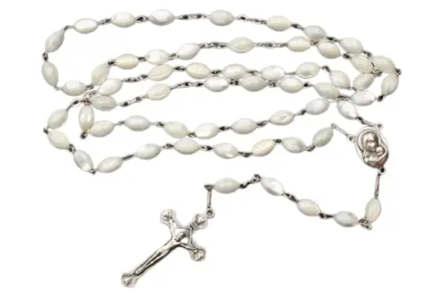 Mother of Pearl Rosary Beads