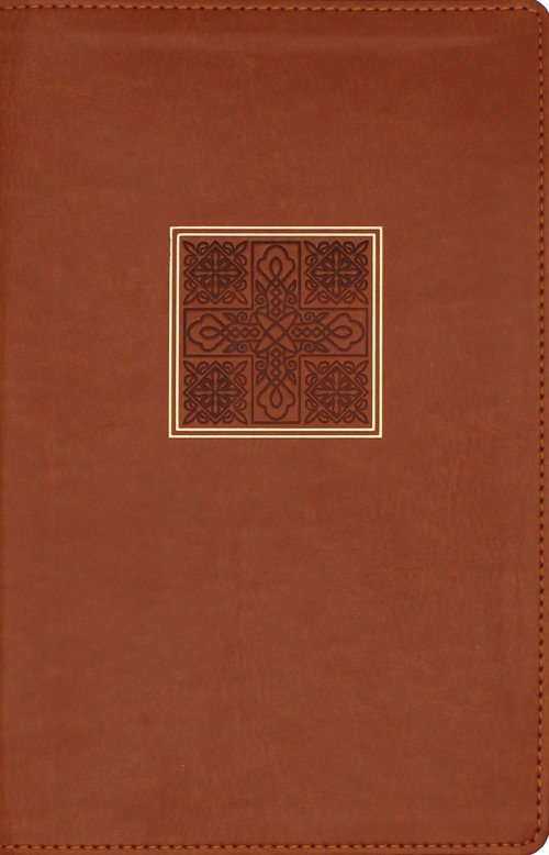 NASB, Personal Size Bible, Large Print, Leathersoft, Brown, Red Letter, 1995 Text, Comfort Print