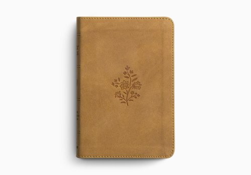 ESV Compact Bible (TruTone, Nubuck Caramel, Wildflower Design)