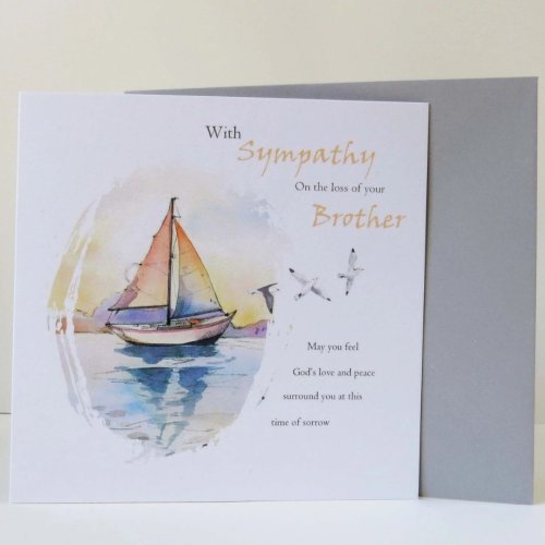 Still Waters Brother Sympathy Single Card