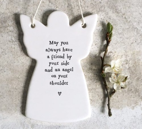 May You Always Have A Friend Porcelain Angel