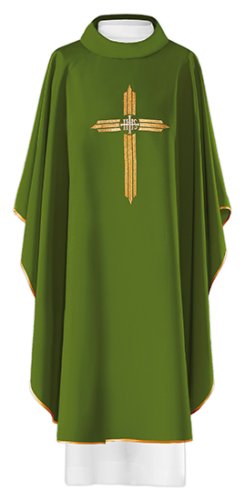 Green Chasuble (Length 129cm x Width 150cm)