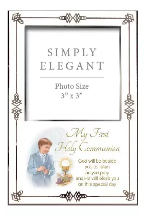 Boy's Communion Photo Frame