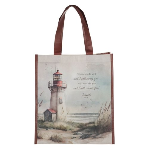 Tote Lighthouse I Will Carry You Isa. 46:4