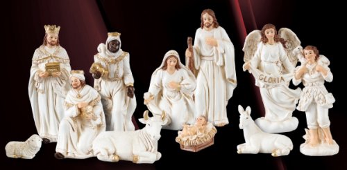 11 Piece 5 1/2" Resin Nativity Set