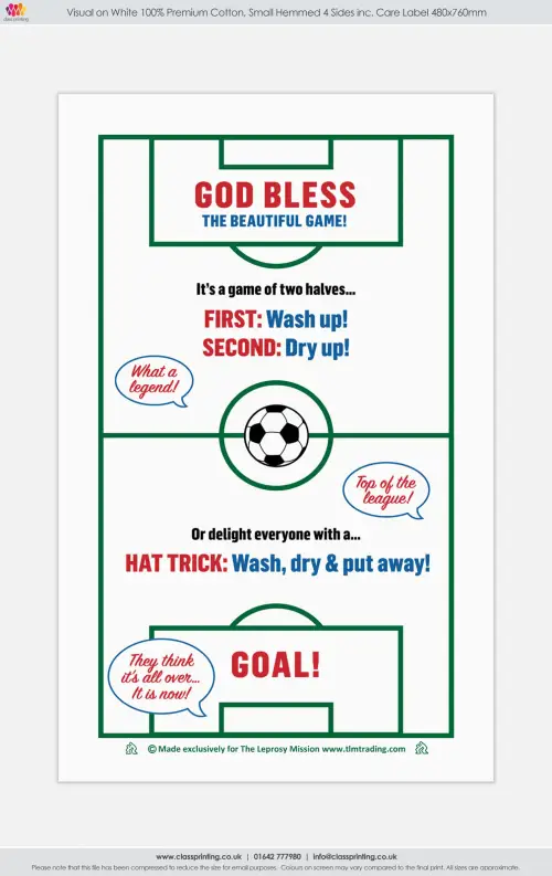 The Beautiful Game Tea Towel