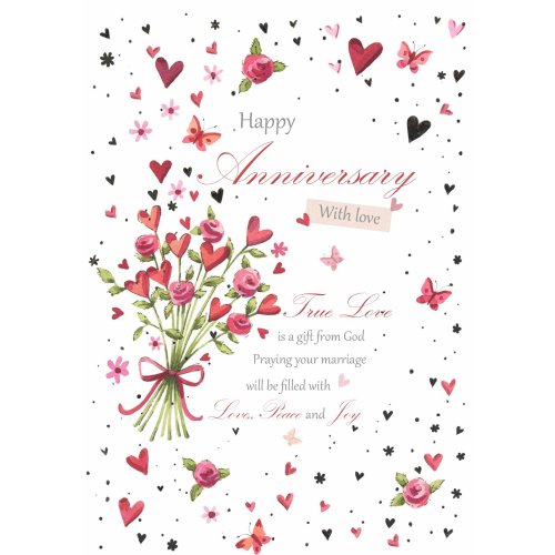 Anniversary Roses Single Card