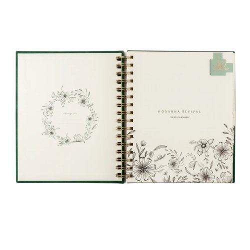 Hosanna Revival 12-Month 2025 Dated Planner: Summerside Design, Spiral