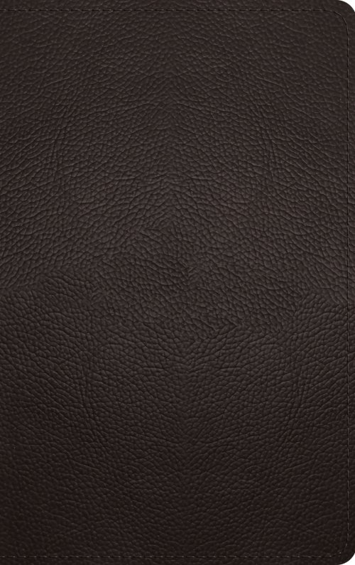 ESV Thinline Bible, Red Letter (Buffalo Leather, Deep Brown)