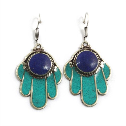 Cyan Fatima Earrings