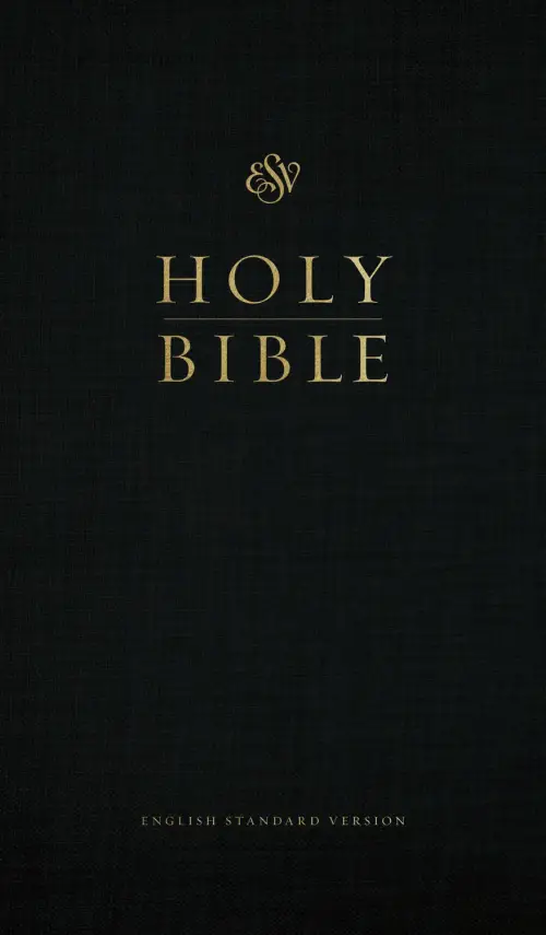 ESV Church Bible, Large Print (Hardcover, Black)