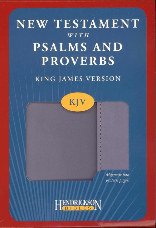 KJV New Testament with Psalms and Proverbs: Lavender, Imitation Leather, Flap Closure