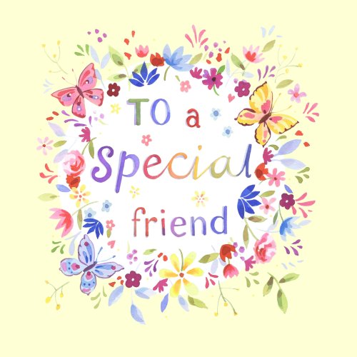 A Special Friend Birthday Single Card