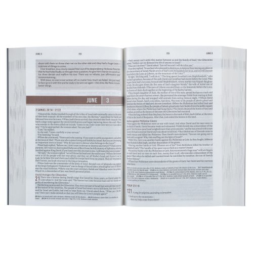 Devotional Bible NLT for Men Softcover, Blue