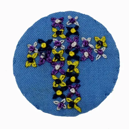 Embroidered Badge - Cross