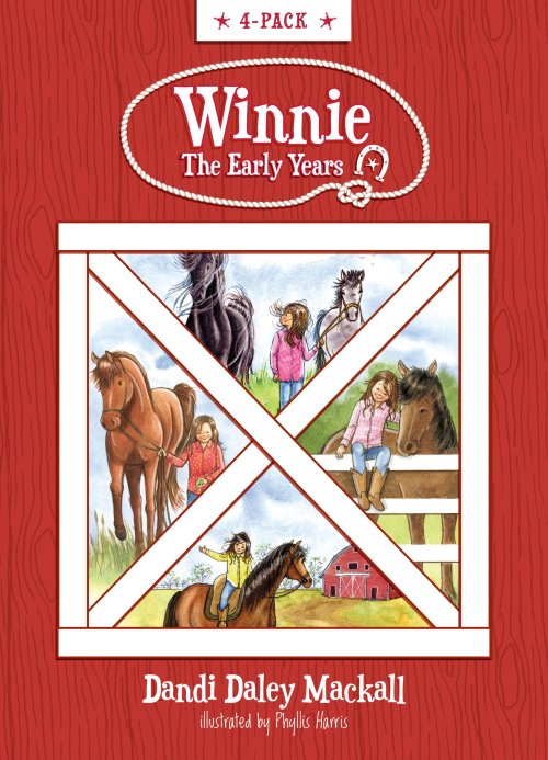 Winnie The Early Years 4-Pack: Horse Gentler in Training / A Horse's Best Friend / Lucky for Winnie / Homesick Horse