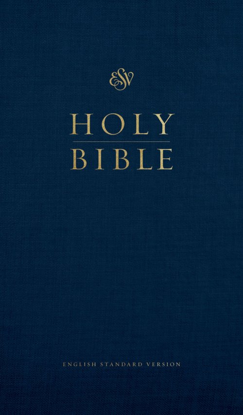 ESV Church Bible, Large Print (Hardcover, Blue)