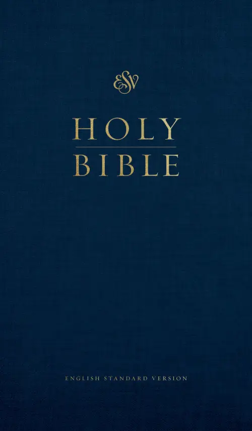 ESV Church Bible, Large Print (Hardcover, Blue)