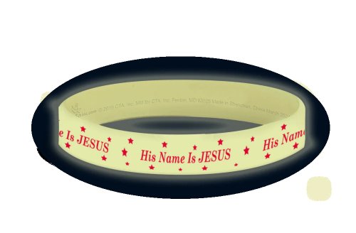 His Name is Jesus - Glow-in-the-Dark Silicone Bracelet