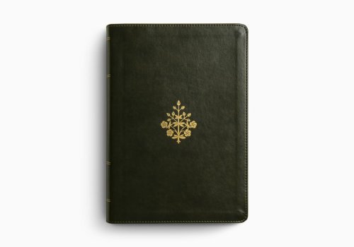 ESV Study Bible, Large Print (TruTone, Olive, Branch Design)