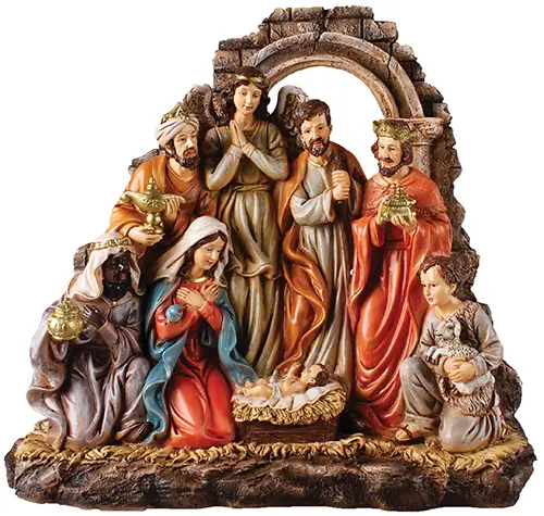 12" Resin Nativity Set