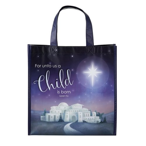 Child Is Born Tote Bag, A