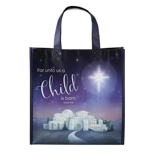 Child Is Born Tote Bag, A