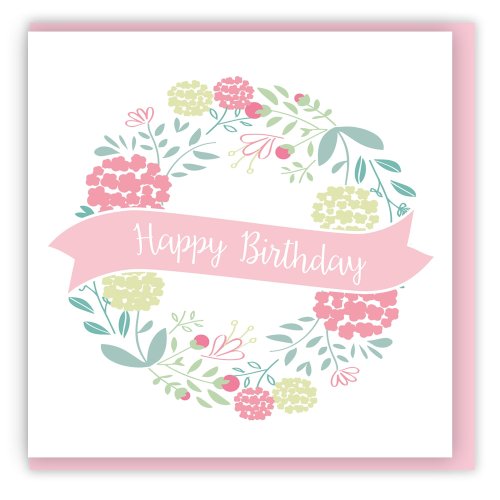 Happy Birthday (Pink) Single Card