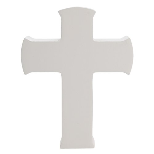 Faith & Hope Mantel Cross Plaque - Plain