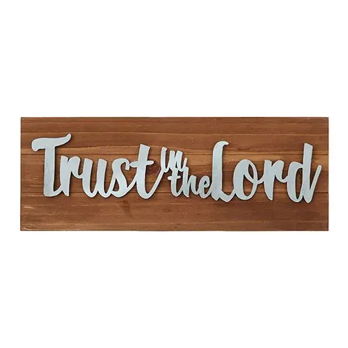 Farmers Market Tabletop Plaques - Trust in The Lord