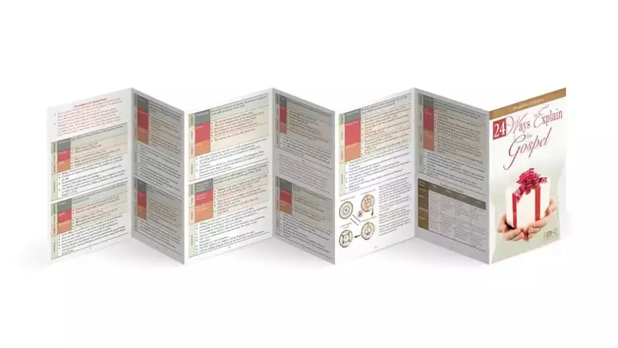 24 Ways To Explain The Gospel Pamphlet Pack Of 5