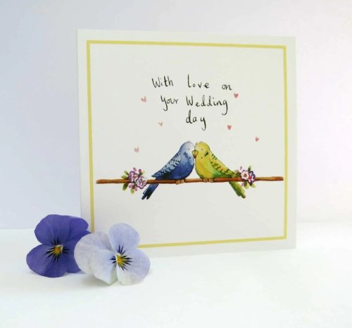 Love Birds Single Card