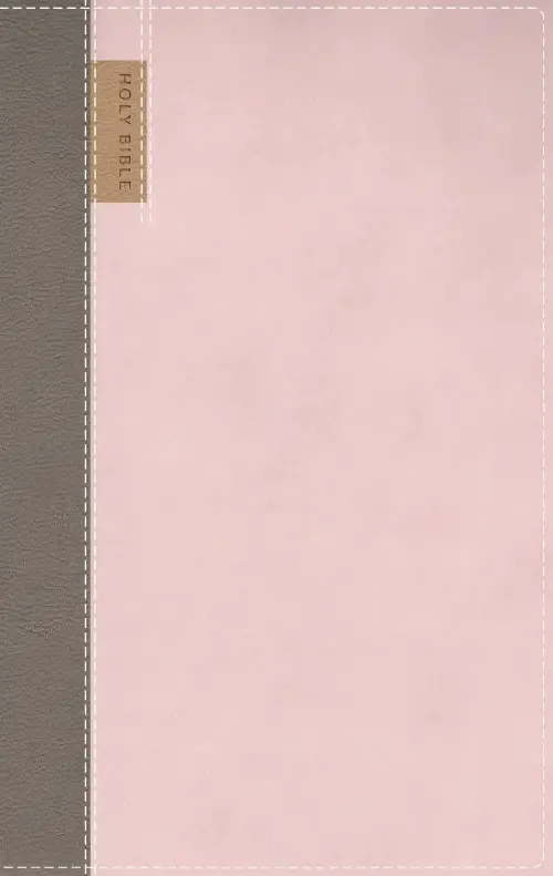 NIV Application Bible, Personal Size, Leathersoft, Pink/Gray, Red Letter, Thumb Indexed, Comfort Print