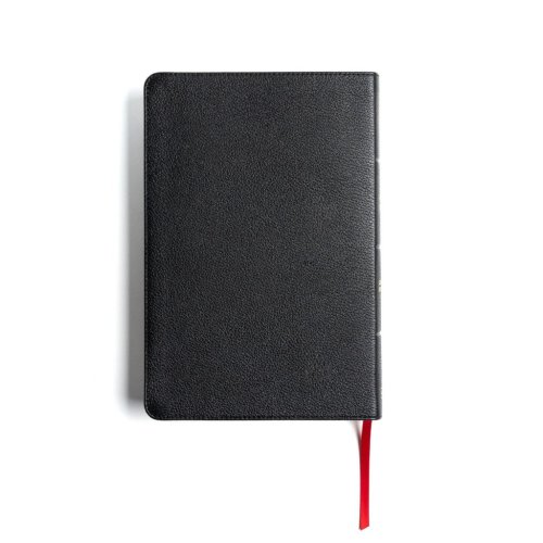 CSB Giant Print Reference Bible, Black Genuine Leather