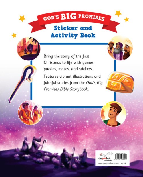 God's Big Promises Christmas Sticker and Activity Book: The First Christmas