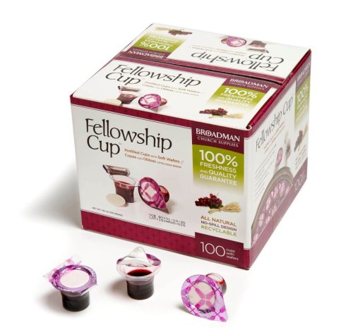 Box of 100 Fellowship Cup / Pre-Filled Communion Cups