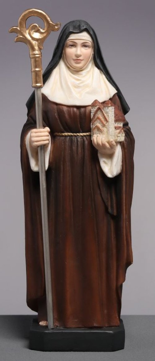 6" Saint Brigid Veronese Resin Statue