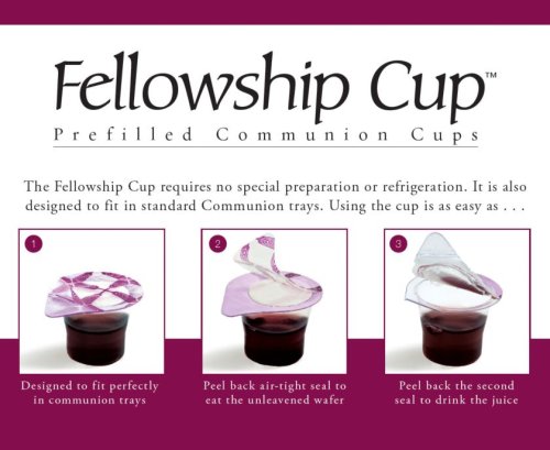 Box of 250 Fellowship Cup / Pre-Filled Communion Cups