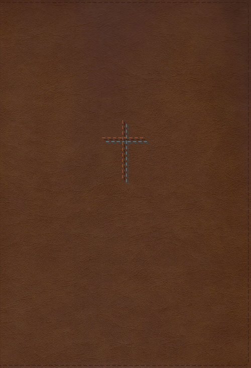 NIV, Quest Study Bible, Large Print, Leathersoft, Brown, Comfort Print