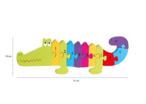 Crocodile Number Puzzle (FSC®)