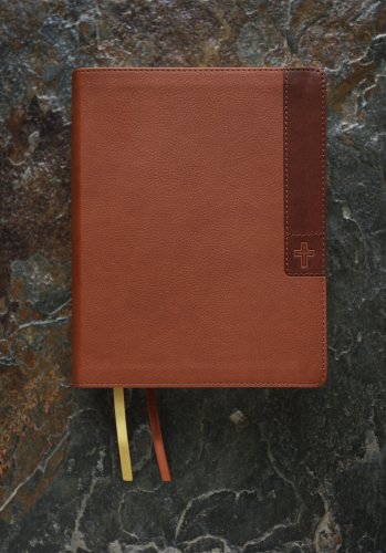 NIV, Journal the Word Bible (Perfect for Note-Taking), Large Print, Leathersoft, Brown, Red Letter, Comfort Print