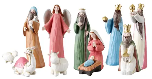 12 Piece 8" Nativity Set