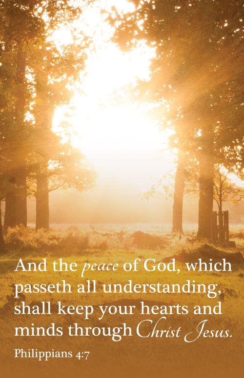 General Worship Bulletin: The Peace of God (Package of 100)