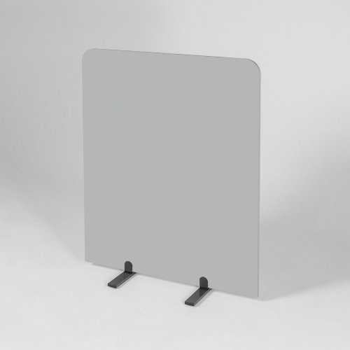 90 x 100cm Light Grey Curve Screen with Black Frame (BusyScreen)