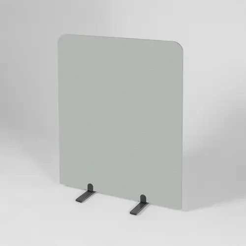 90 x 100cm Light Grey Curve Screen with Black Frame (BusyScreen)