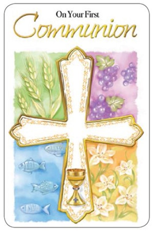 Symbolic Communion Prayer Card