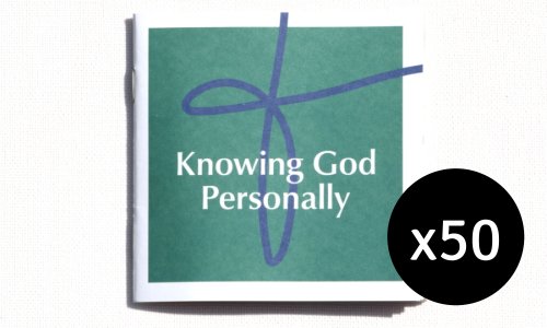 50 x Knowing God Personally Tracts